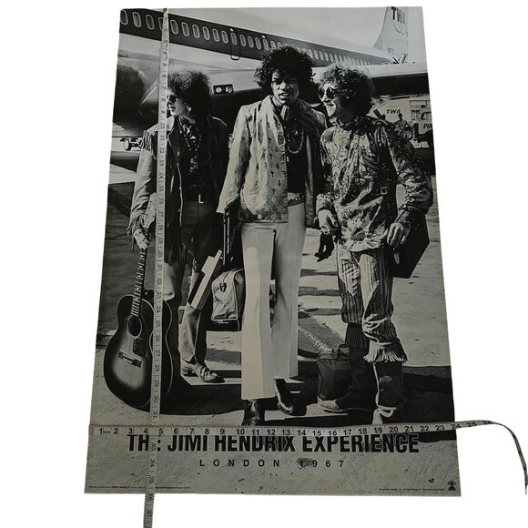 JIMI HENDRIX EXPERIENCE Poster London 1967 Henry Diltz Photo 24x36 Licensed - Picture 4 of 4